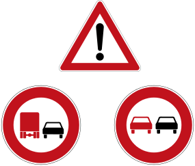 Verkehrszeichen Schwertransport